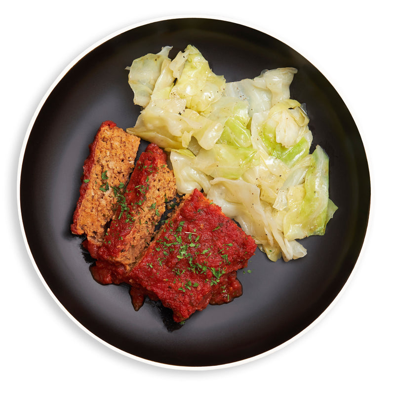 Turkey Meatloaf & Sauteed Cabbage