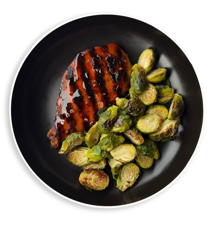 Teriyaki Chicken & Roasted Brussels