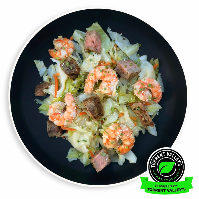 Steak & Shrimp Asian Bowl