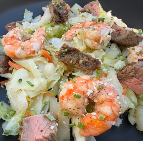 Steak & Shrimp Asian Bowl