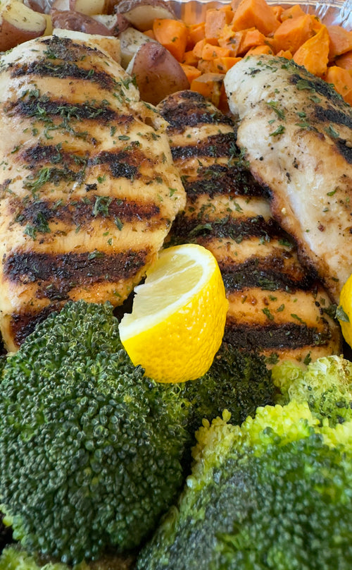 Grilled Chicken Breast Platter (Monday delivery, for weekend orders)