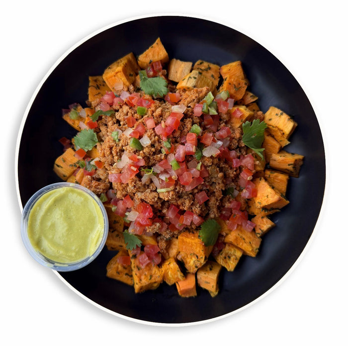 Honey Chipotle Sweet Potato Taco Bowl